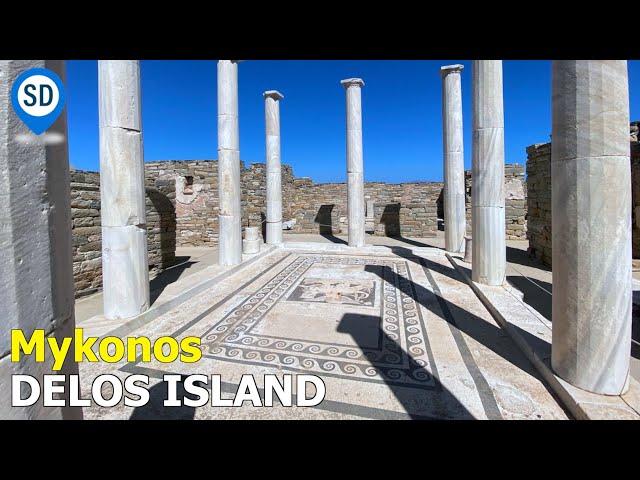 Visiting Delos Island from Mykonos on a Boat Tour