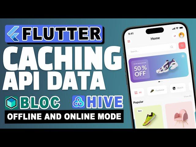 Caching data with BLOC & HIVE in FLUTTER, Caching API Data Using HIVE DataBase, Flutter Offline Mode