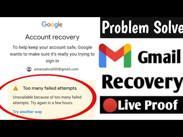 too many failed attempts gmail problem 2023 | gmail too many failed login attempts problem 2023 |