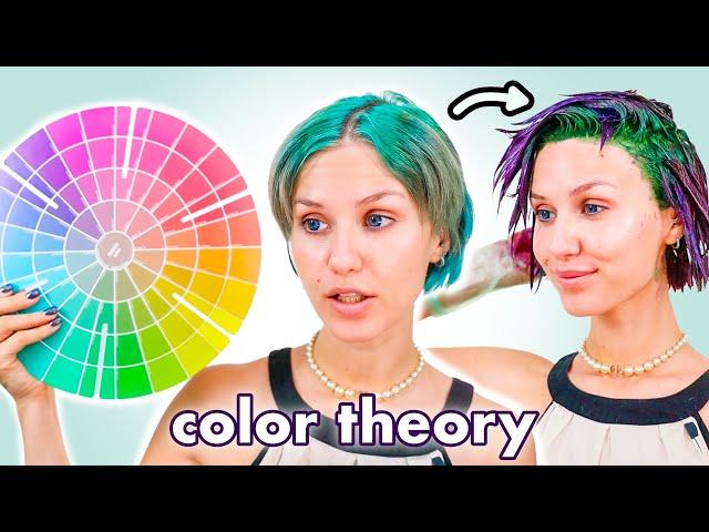 Dyeing my seaweed hair using Color Theory