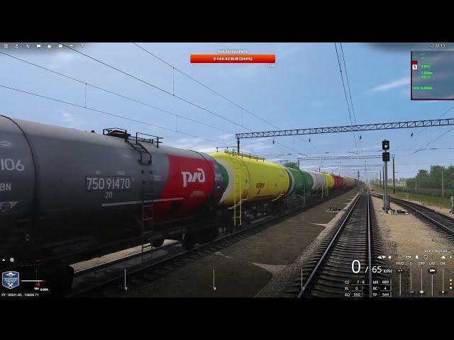 Trainz Railroad Simulator 2019 сценарий "Цемент из Новороссийска"