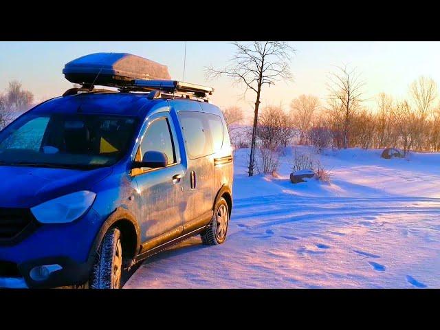 Leben im Auto im Winter. | Morgenroutine |  | Wohnen im Camper |