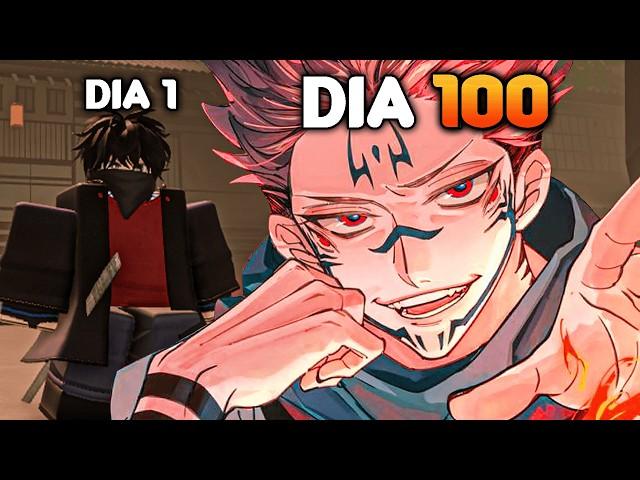 SOBREVIVI 100 DIAS NO JUJUTSU INFINITE do ROBLOX