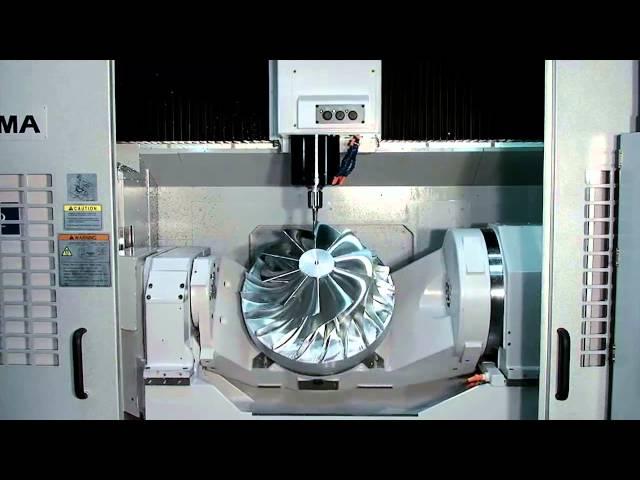 Okuma's 5-Axis Vertical Machining Center, MU-500VA