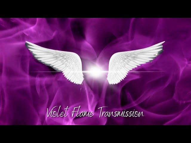 Violet Flame Meditation (POWERFUL Transformation!) Instant Energy Shift