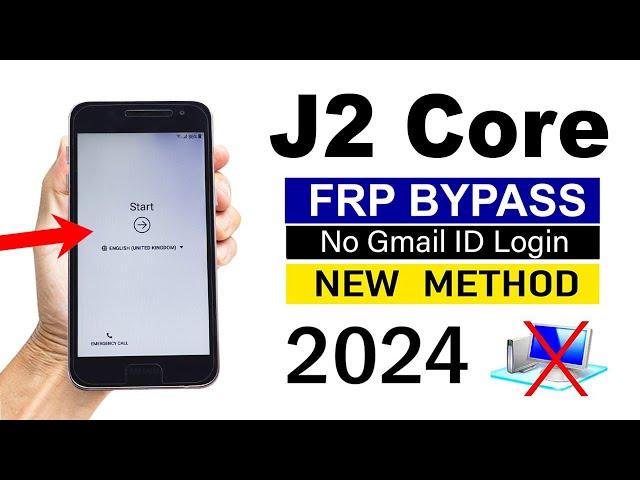 Samsung J2 Core : Google Account/ FRP Bypass - NEW EASY TRICK (Without Pc