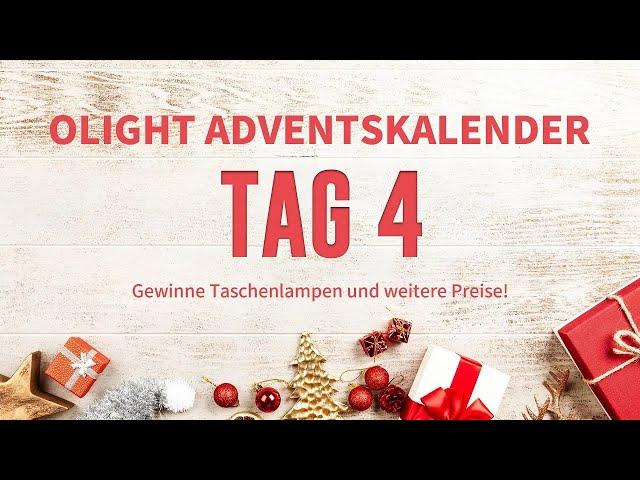 Olight Adventskalender Tag 4 2024