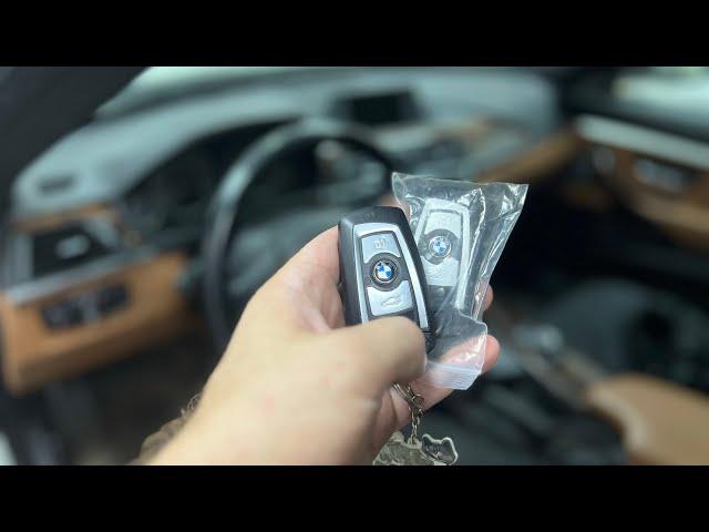 Дистанционный запуск двигателя со штатного ключа BMW F34 / Remote start engine by key fob BMW F34