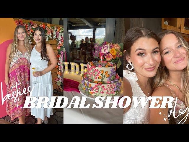 BRIDAL SHOWER VLOG!! she's getting married & showering the beautiful bride!