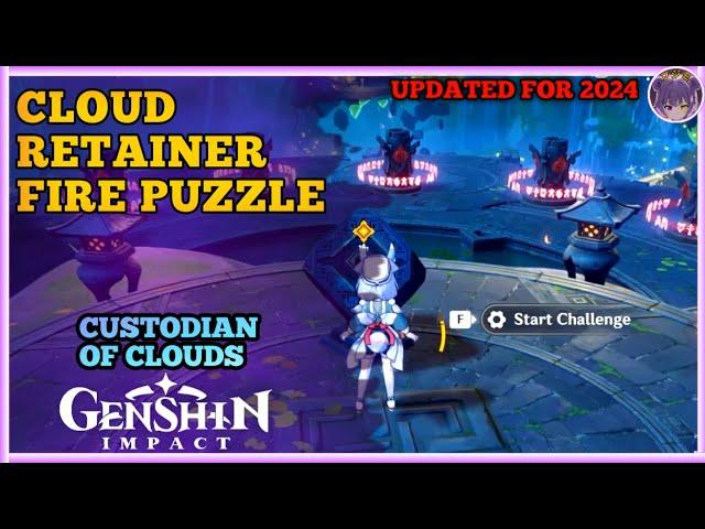 Search for cloud retainer : Pyro Puzzle Solution Custodian of Clouds- 2024 Guide for Genshin Impact