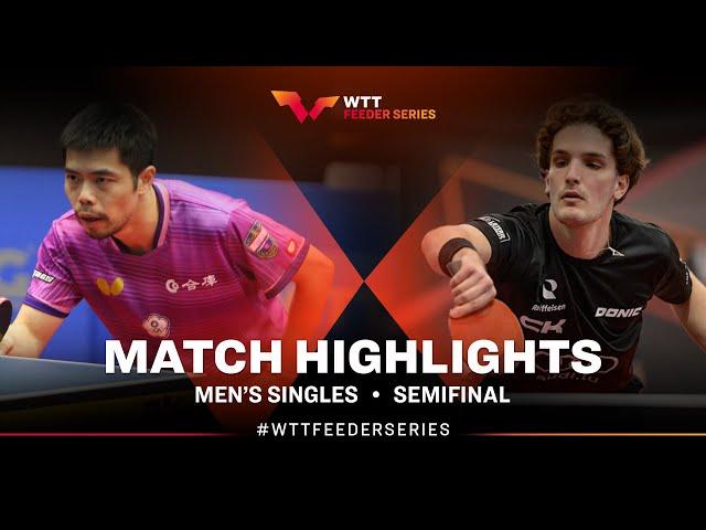 Chuang Chih-Yuan vs Luka Mladenovic | MS SF | WTT Feeder Beirut II 2024