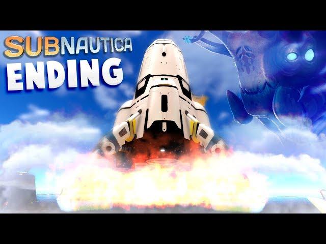 Subnautica - WE CAN FINALLY GO HOME! - The Ending & Full Rocket Build - Subnautica Ending