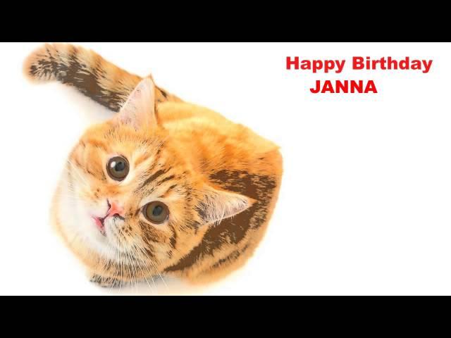 Janna   Cats Gatos - Happy Birthday