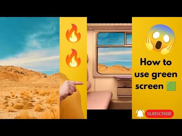 How to use Green screen! TECH SIGN