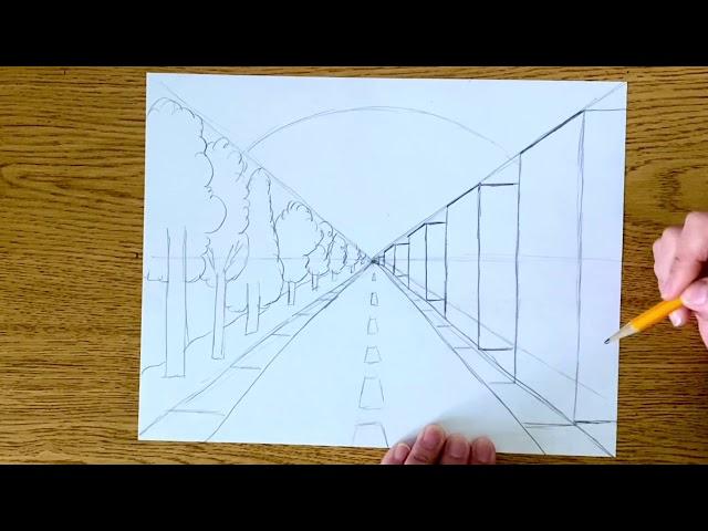 One - Point Perspective - 5th grade