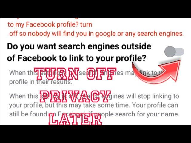 How To Not Find Your Facebook In Google And Other Search Engines