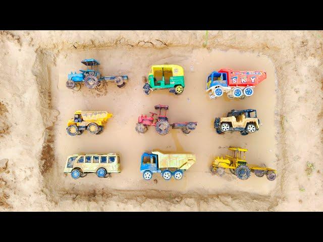 Truck Accident Video | Eicher Tractor | Dumper | Auto | Gadi Wala Cartoon | Jcb3dx | Parth Kids