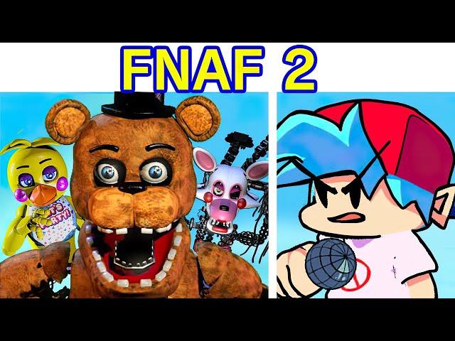 Friday Night Funkin' VS Five Nights at Freddy's 2 FULL WEEK (Toy Chica Foxy Bonnie) (FNF Mod/FNaF 2)