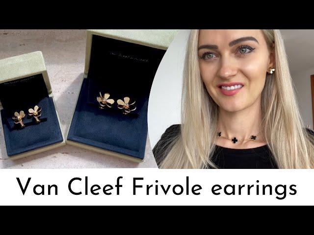 Van Cleef and Arpels Frivole earrings - review and size comparison