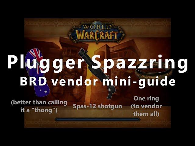 Plugger Spazzring BRD vendor - 1 minute mini-guide