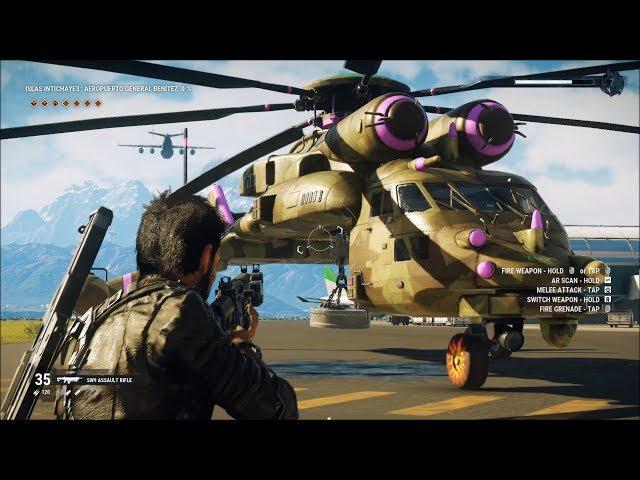 Just Cause 4 - Prospero Sky Crane - Open World Free Roam Gameplay (PC HD) [1080p60FPS]