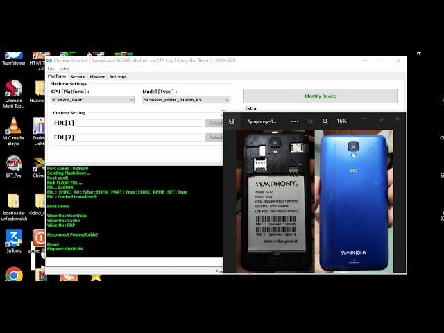 symphony G10 frp Done 100% flash file without password