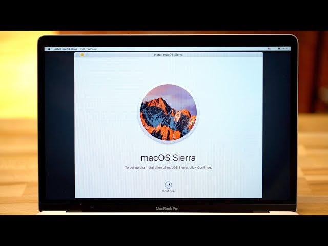 How to downgrade to macOS Sierra from High Sierra