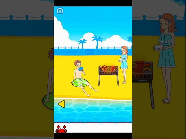 Summer vacation party in see beach  psycho boy and his friends  #shorts #gaming #youtubeshorts