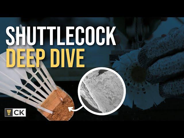 A screw inside the shuttlecock?! Badminton Shuttle Deep Dive - Cork, Feather, Glue & Thread