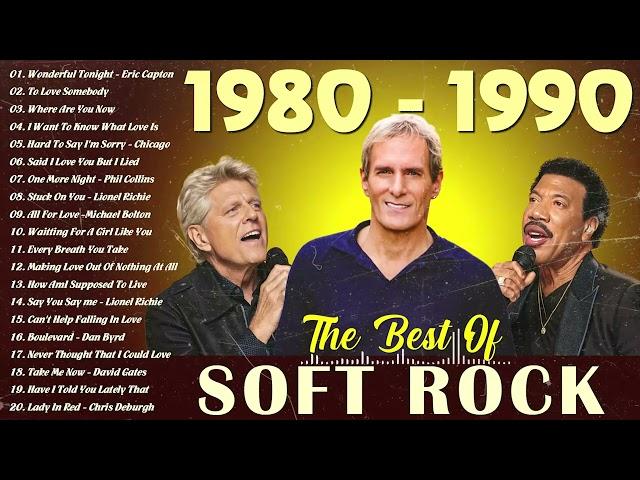 Chicago, Air Supply, Bon Jovi, Michael Bolton  Old Soft Rock Songs  Timeless Classics Playlist