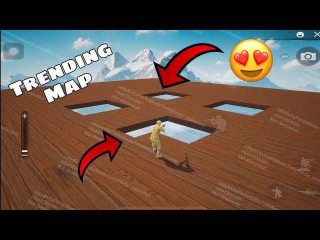 How to make trending fall wow map in pubg mobile | wow map course day 12