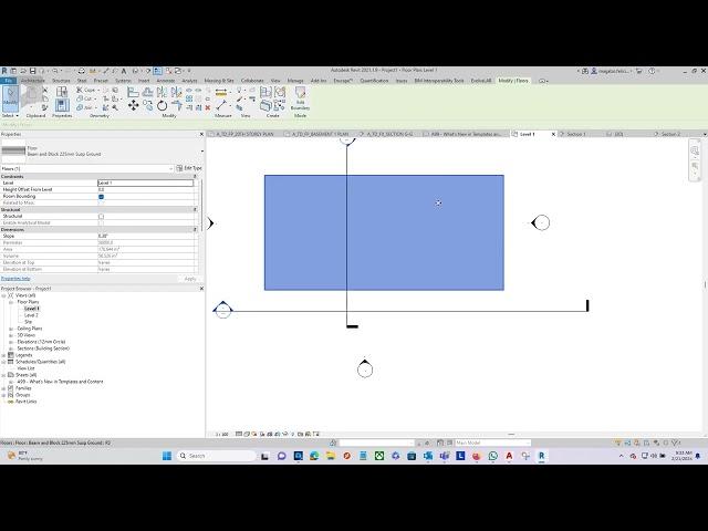 how to aligned beam to slope