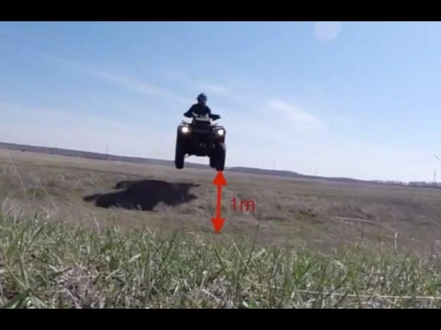 ATV OMSK BRP jumping