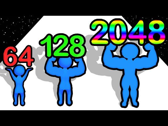 ЭВОЛЮЦИЯ РАЗМЕРА ЧИСЛА 2048, МАКСИМАЛЬНЫЙ УРОВЕНЬ! | Number Master 3D