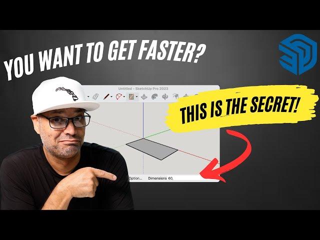 Increase your Speed in SketchUp by Entering Dimensions Directly