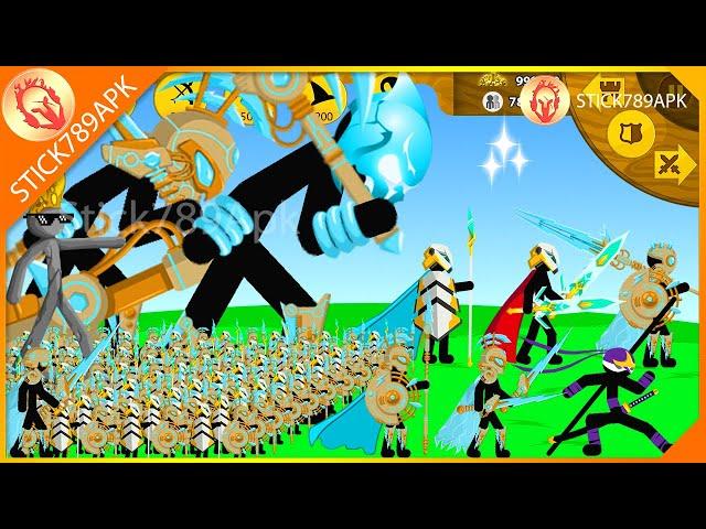 ALL STICK FIGURE VOLTAIC HERO SHADE SHADOWRATH VS FINAL BOSS | Stick War Legacy Mod | Stick789Apk