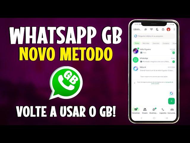 SAIU!WHATSAPP GB PRO FUNCIOANDO 100% (NÚMERO DIRETO E ESPELHADO)
