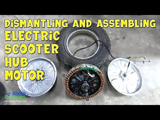 Electric Scooter Hub Motor Dismantling and Assembling