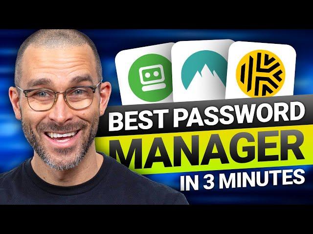 BEST Password Manager 2024 (IN 3 MINUTES)