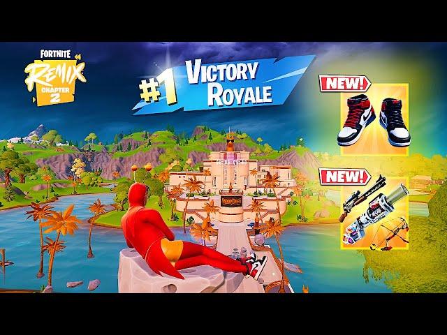 82 Elimination Solo Vs Squads "Zero Build" Gameplay Wins (Fortnite Remix chapter 2 PC)