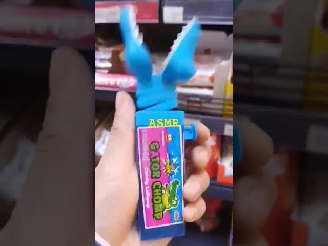 Gator Chomp Candy Lollipop #asmrsounds #satisfying #trending #gatorchomp #shortsviral