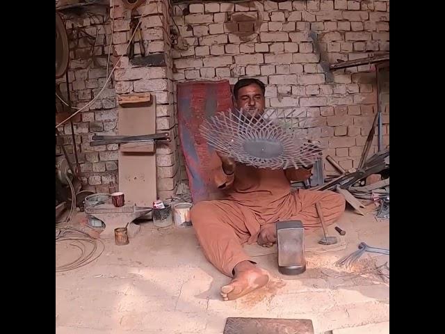 Crafting a Basket out of Metal Strips #handmade #handmadebasket #crafting  #metalstrips #skills