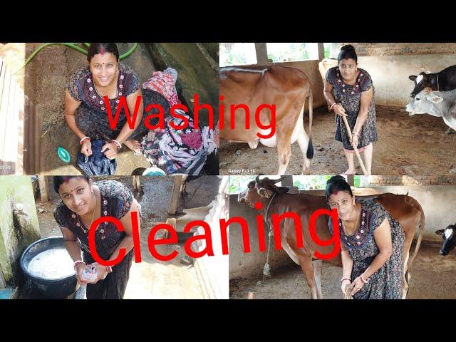 Washing r Cleaning karte gia mon ta khub Khushi holo ? 🪠🪣@kalyanivlogs5548 #Washing #cleaning