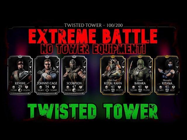 Twisted Tower 100 Extreme Battle Silver Team No Tower Equipment!