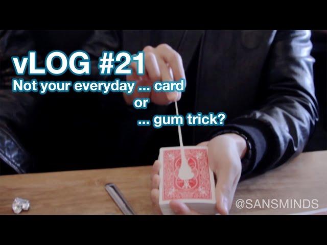 Sticky Card trick - vLog # 21