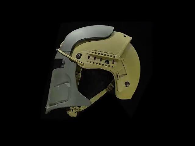 TIER NONE Airsoft Full Face Helmet Mask Tactical galac-tac