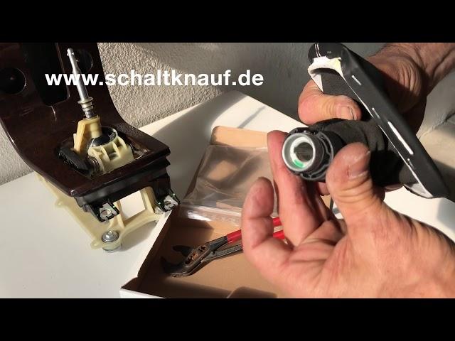 Volvo C30 S40 V50 schaltsack schaltknauf ausbau einbau gear knob remove change