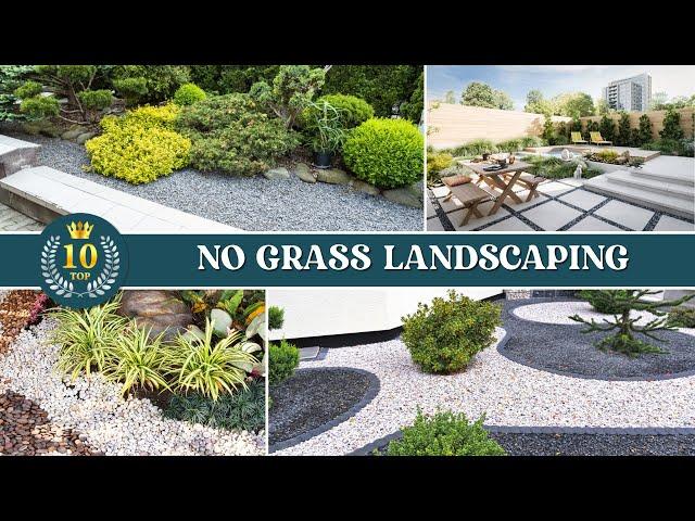 10 Low maintenance Landscaping ideas Without Grass  No Grass Landscaping 