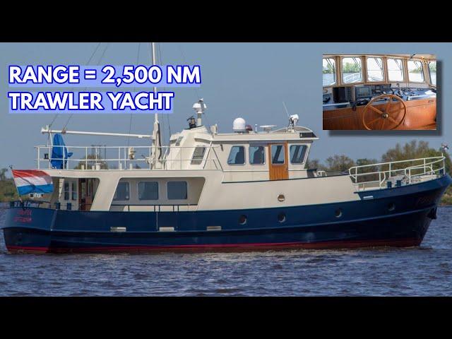 Rugged STEEL Liveaboard TRAWLER YACHT | Bekebrede Explorer 1800