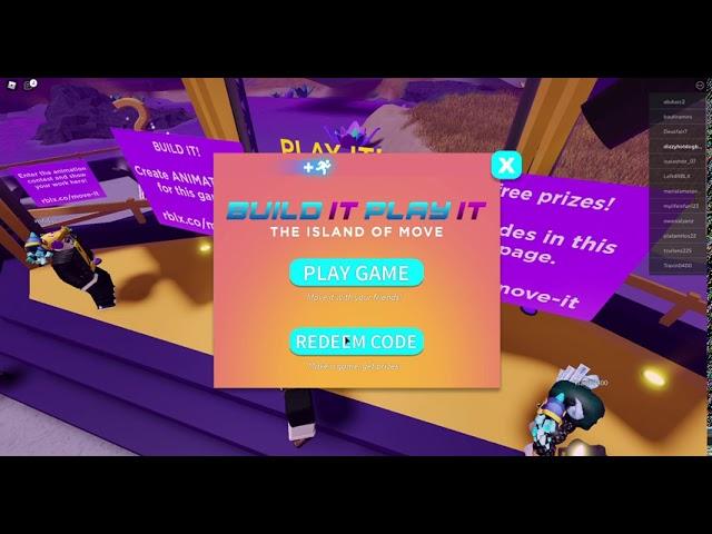 ROBLOX Island Of Move Event New Code | Kinetic Staff